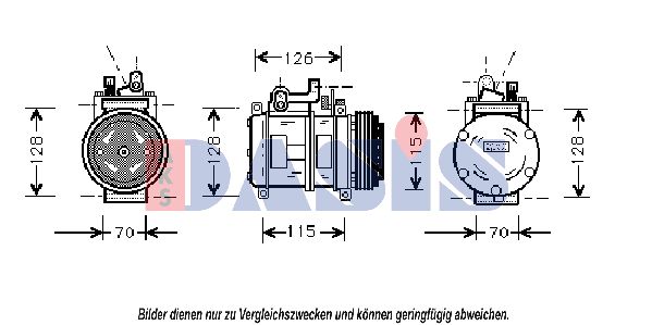 AKS DASIS kompresorius, oro kondicionierius 850448N